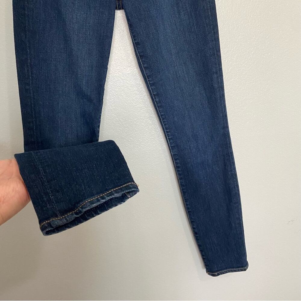 Frame Le High Skinny Crop Dark Wash Jeans - Picture 2 of 6